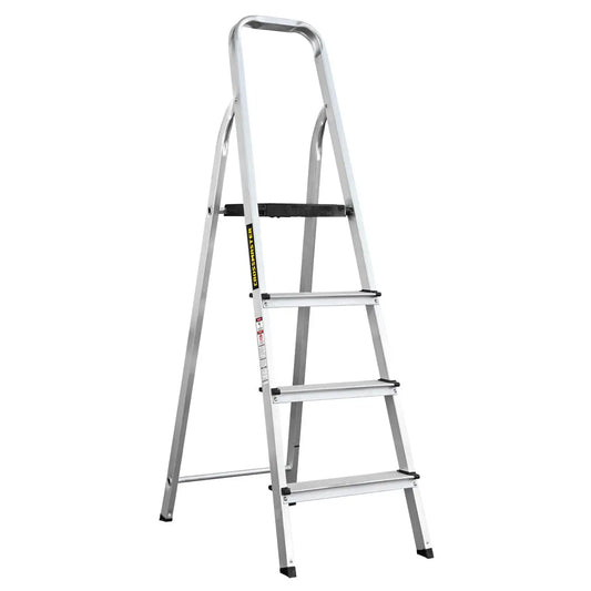 Escalera De Aluminio 4 Escalones Plegable