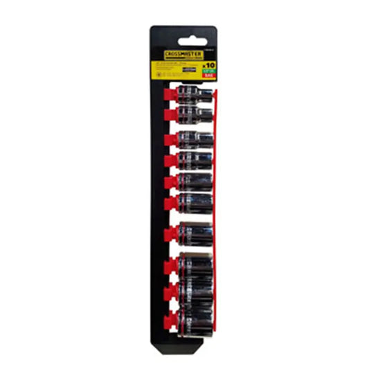 SET DE BOCALLAVES – ENCASTRE 1/2″ – 10 PIEZAS - Wimocity.com
