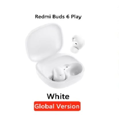 Redmi Buds 6 Play Blancos | Audífonos Inalámbricos con Sonido Crystal Clear